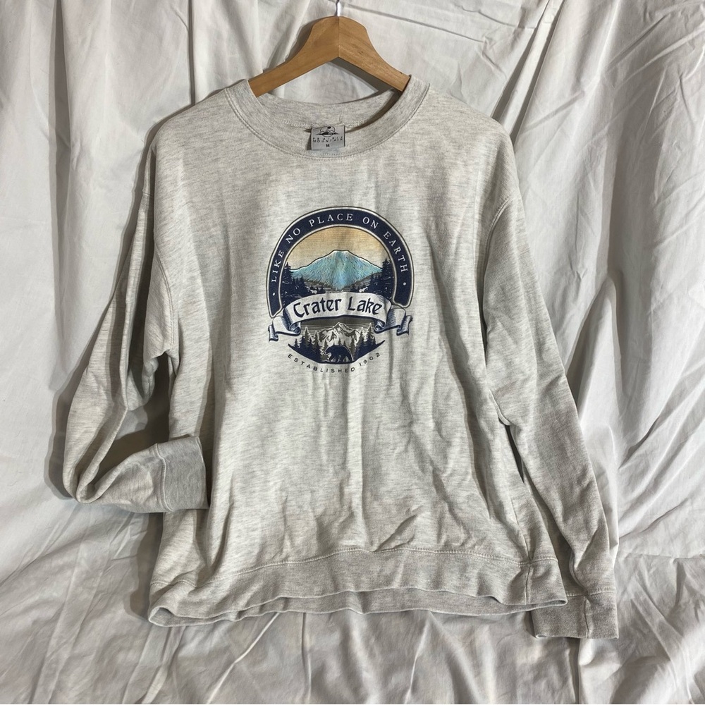 Crater Lake Gray Sweatshirt